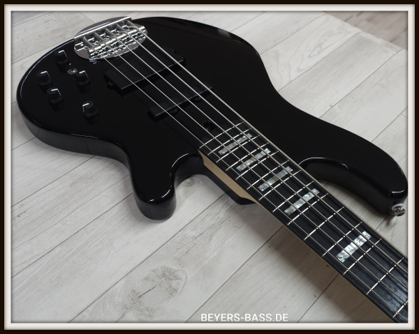 Preview: Lakland Skyline 55-02C Custom, Black Sparkle Gloss
